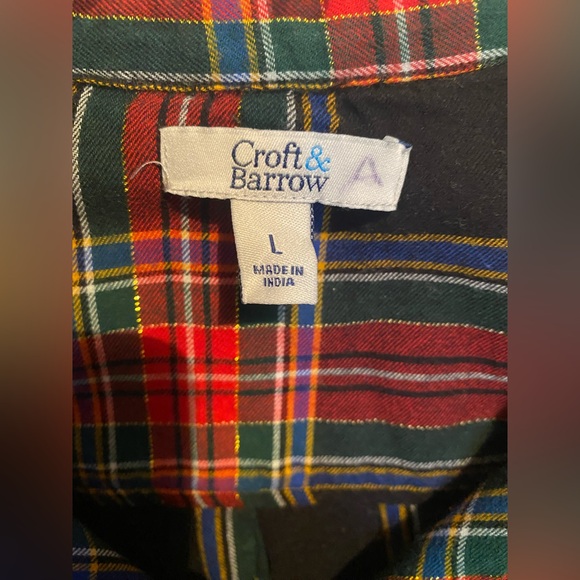 EUC Croft & Barrow Tartan Button Down - Picture 4 of 5